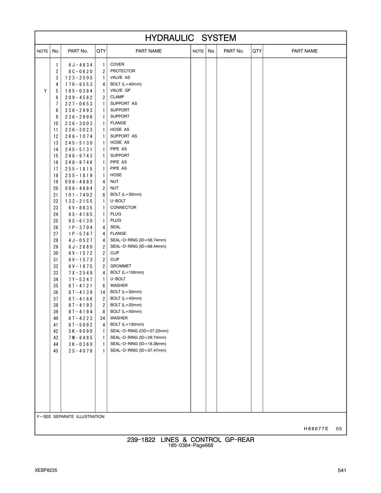 236-2993 SUPPORT CAT parts manual diagram