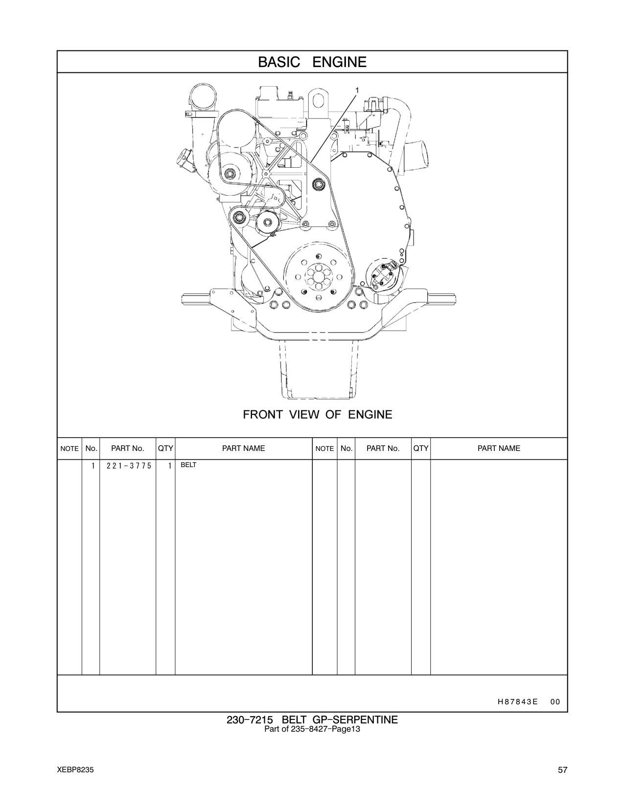 221-3775 - BELT