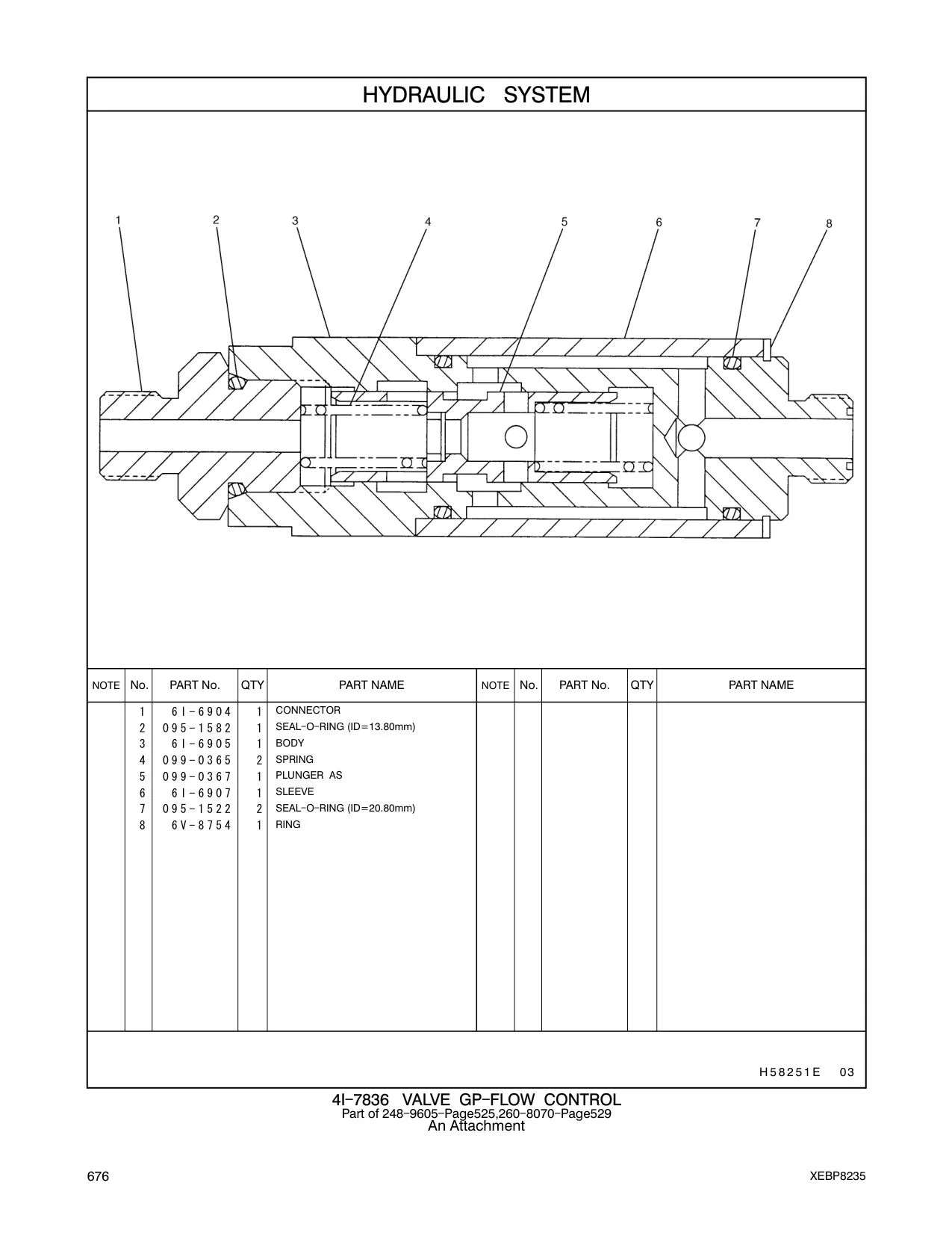 095-1522 - SEAL - O - RING (ID=20.80mm)