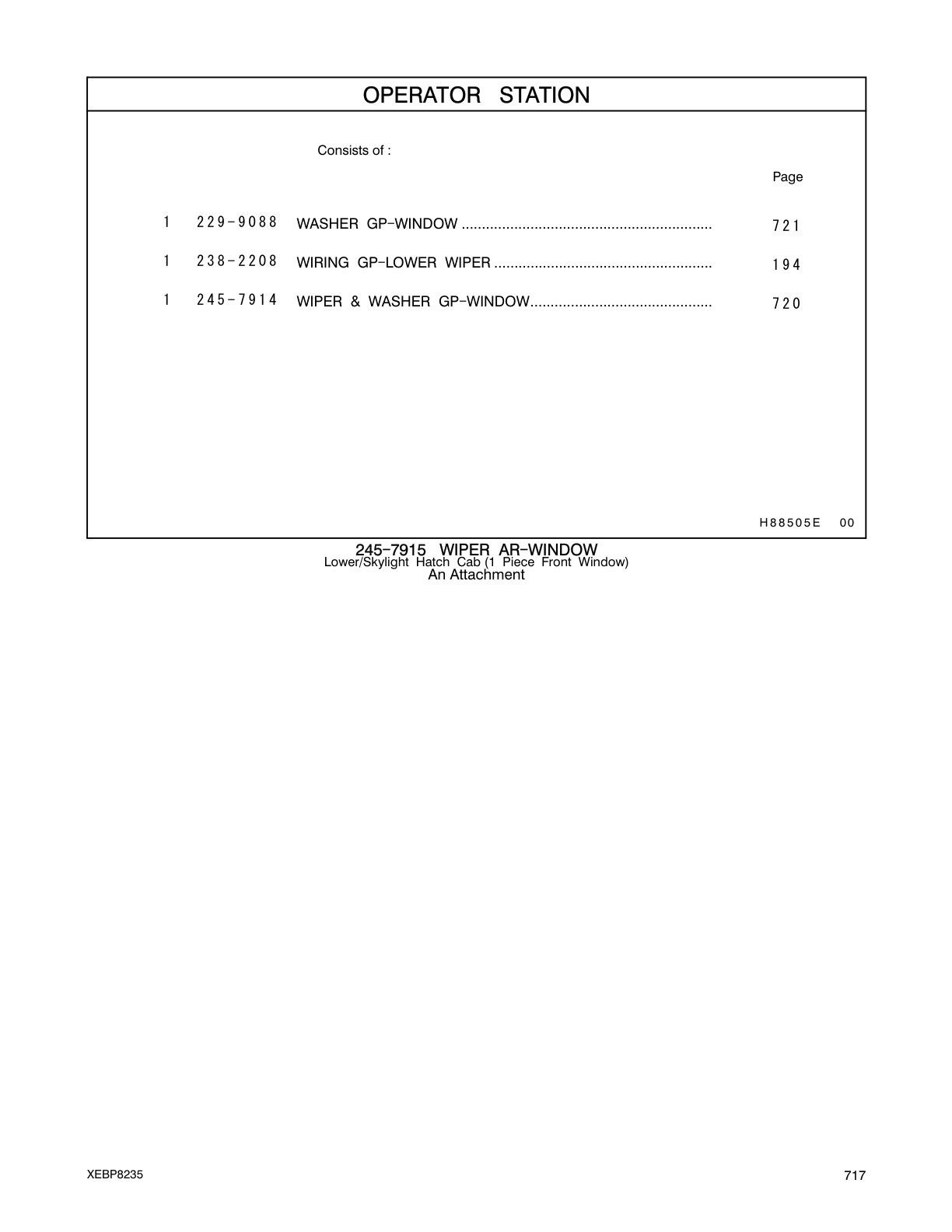245-7914 - WIPER & WASHER GP-WINDOW