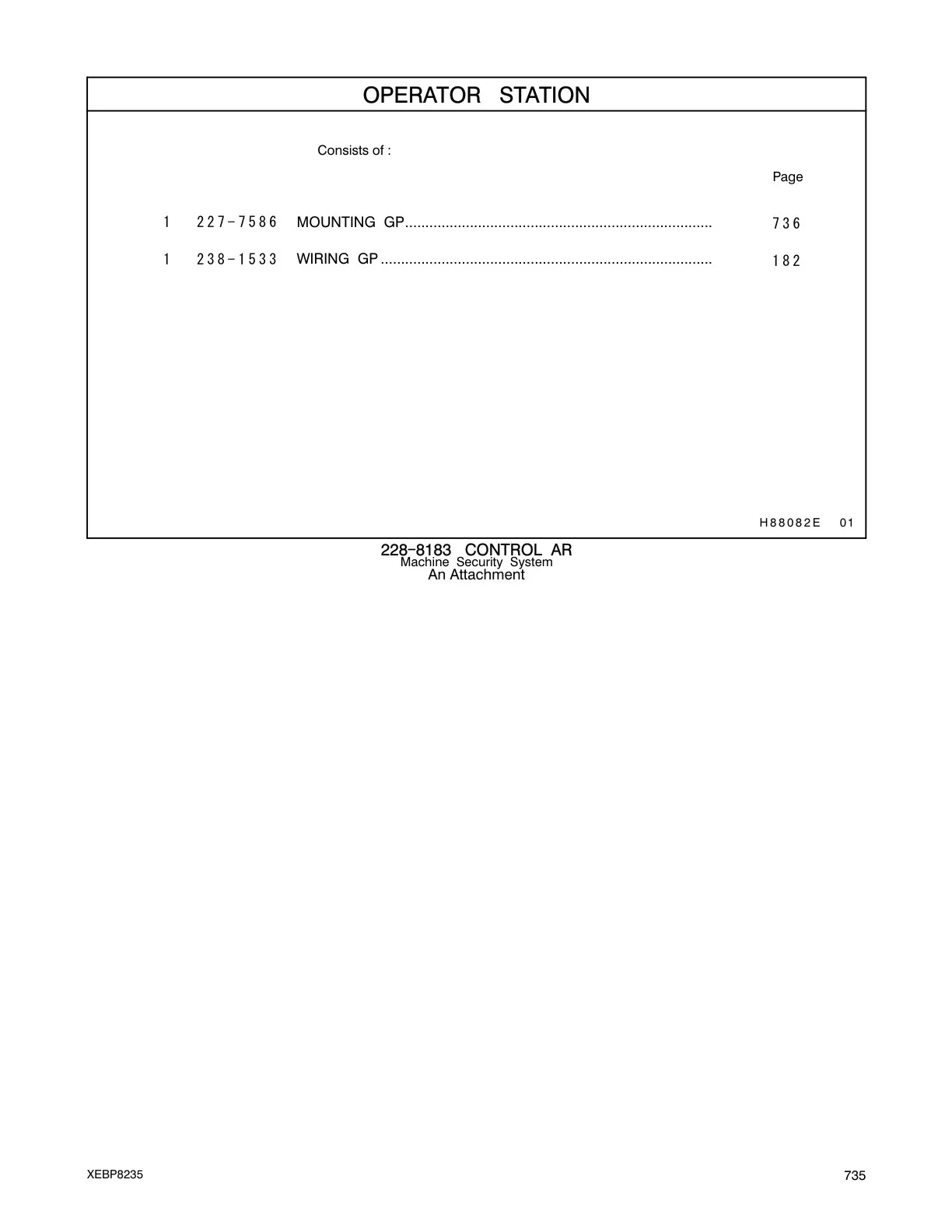 1227-7586 - MOUNTING GP............................................................................