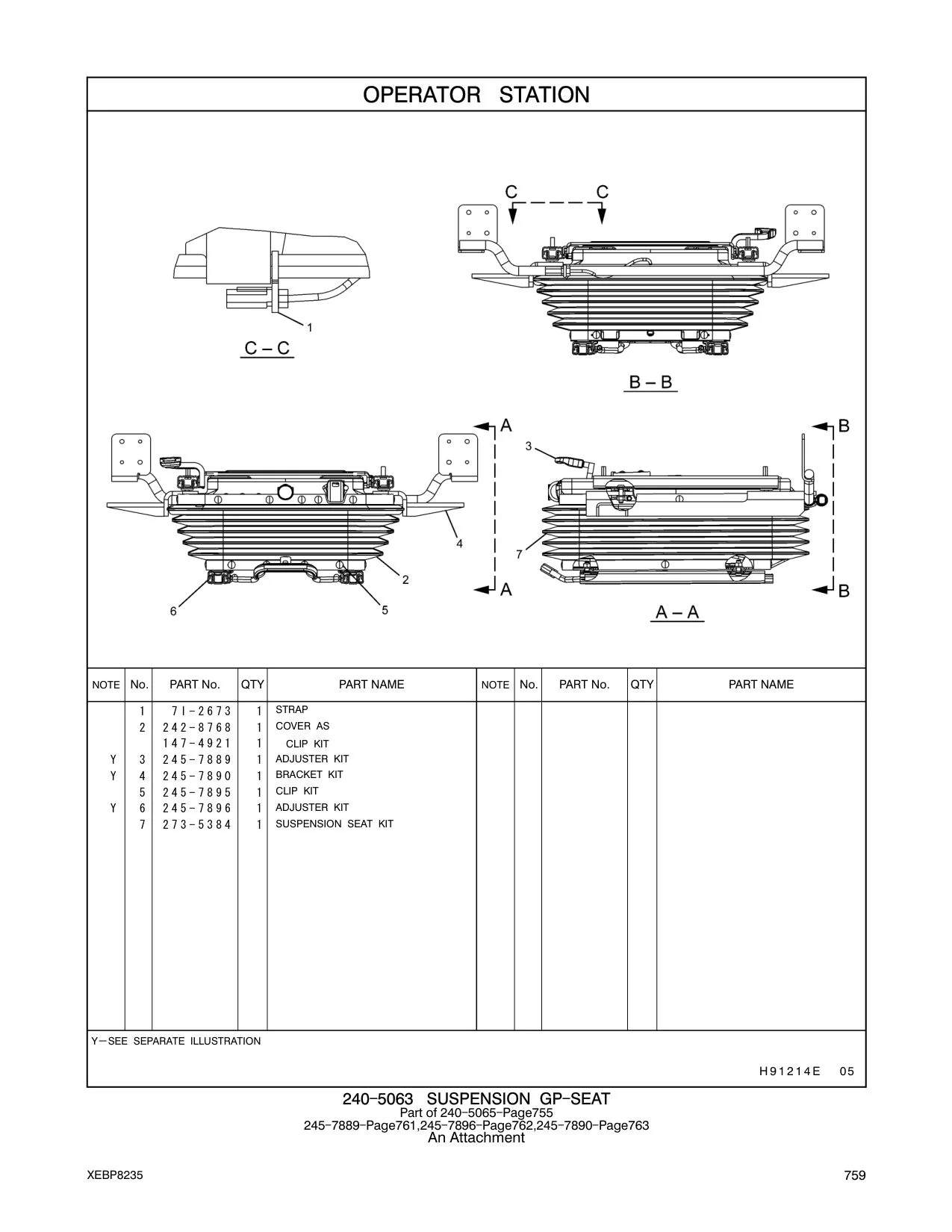 147-4921 - CLIP KIT