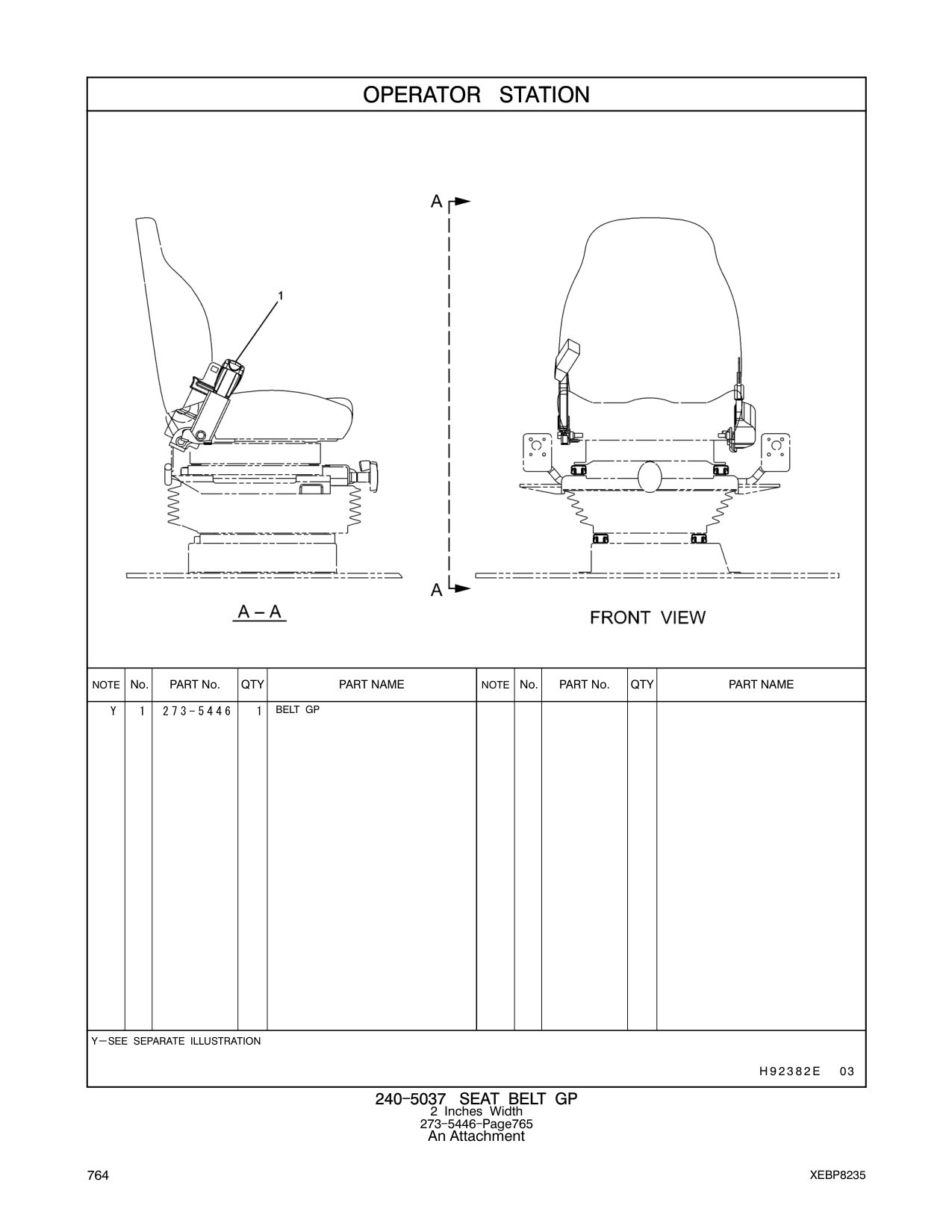 273-5446 - BELT GP