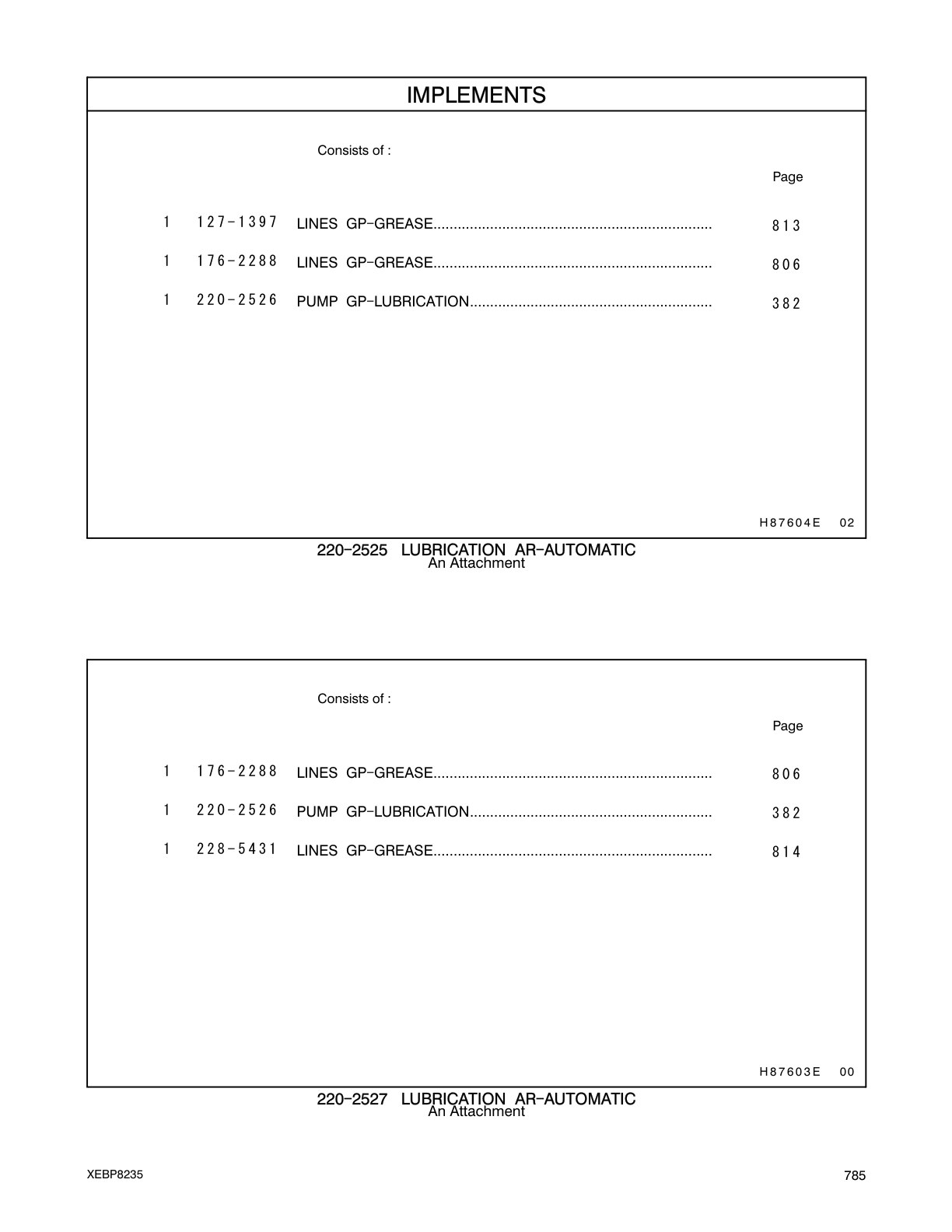 220-2526 - PUMP GP-LUBRICATION
