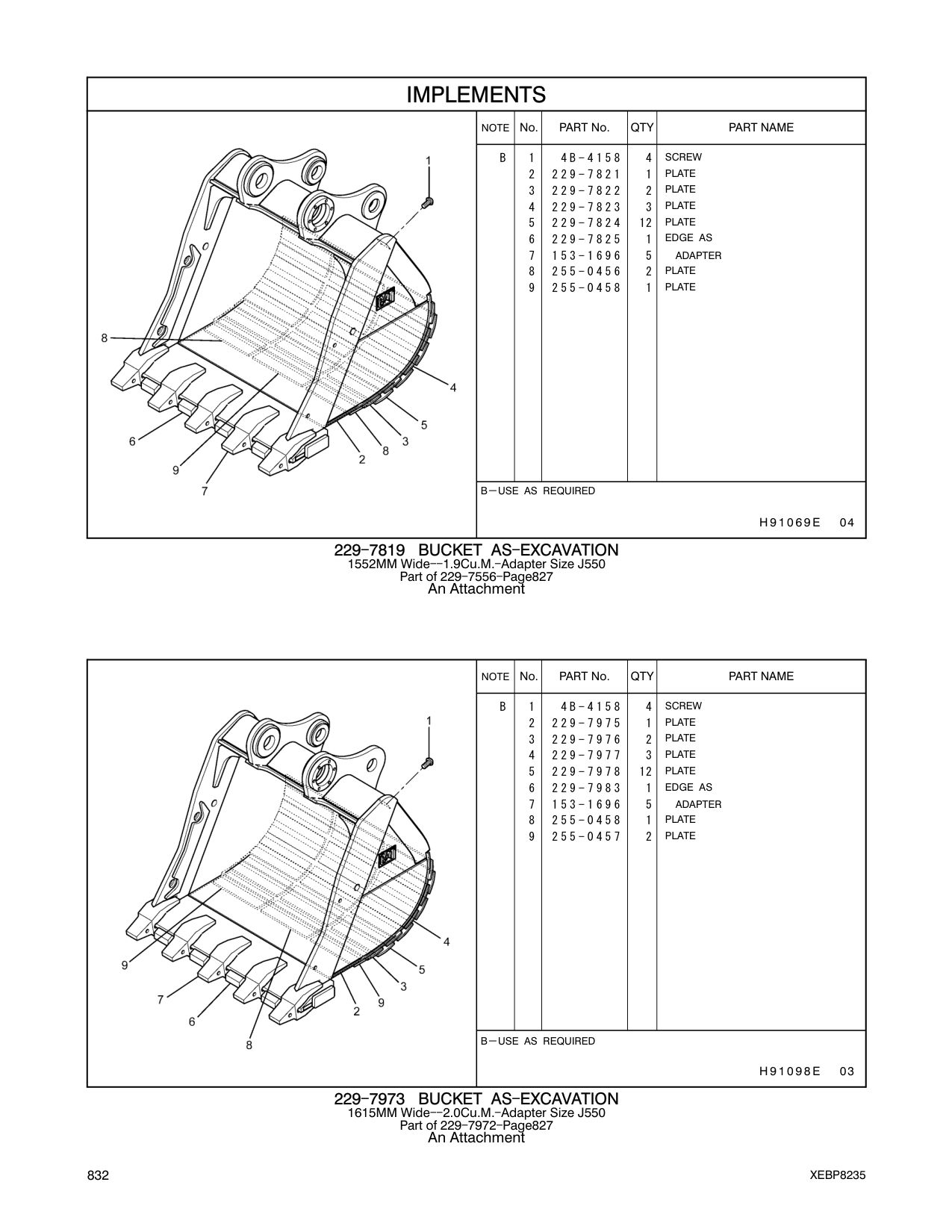 229-7978 PLATE CAT parts manual diagram