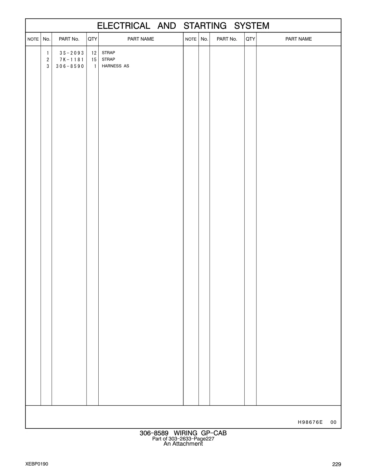 306-8590 - HARNESS AS