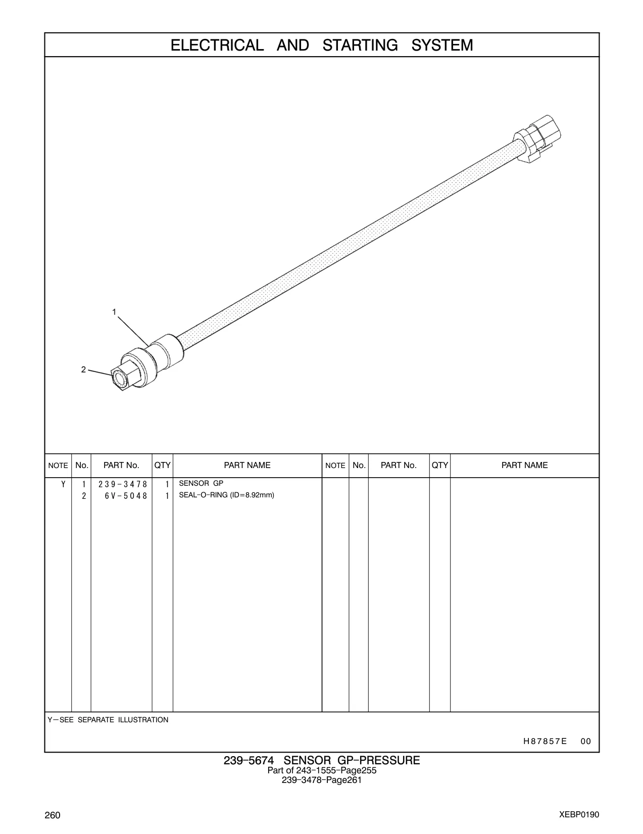 239-3478 - SENSOR GP