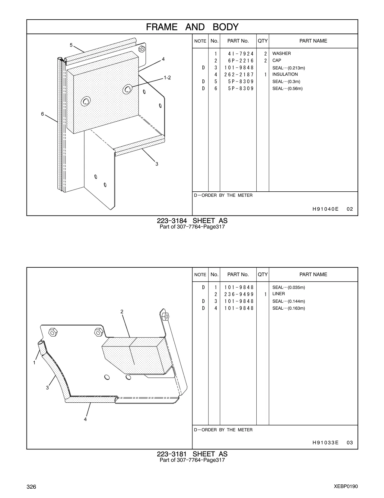 262-2187 - INSULATION