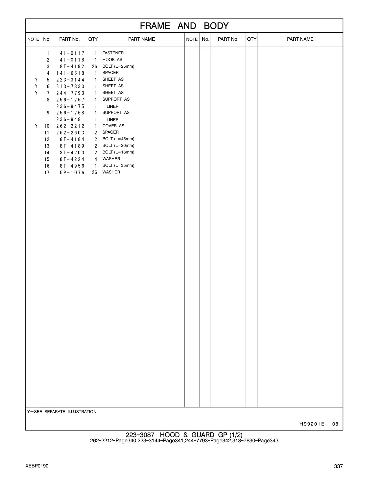 223-3144 - SHEET AS