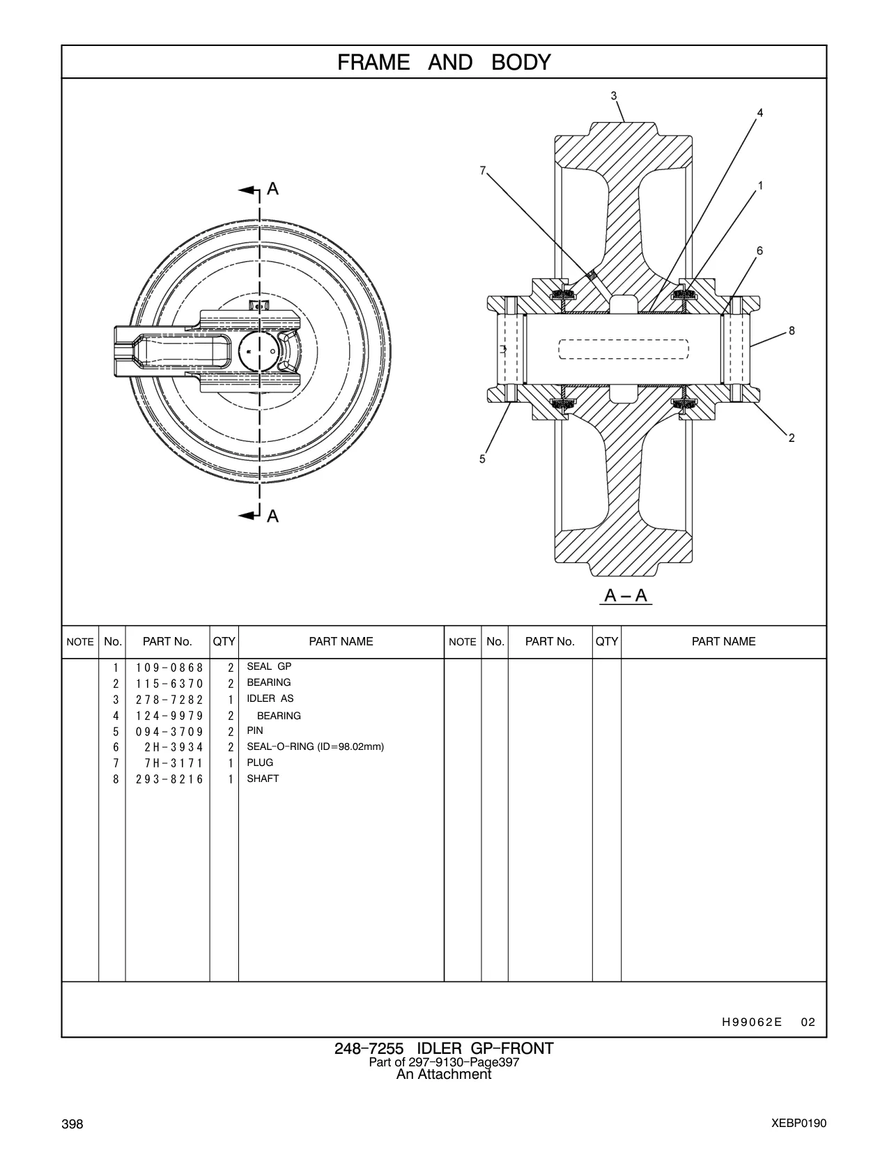 278-7282 - IDLER AS