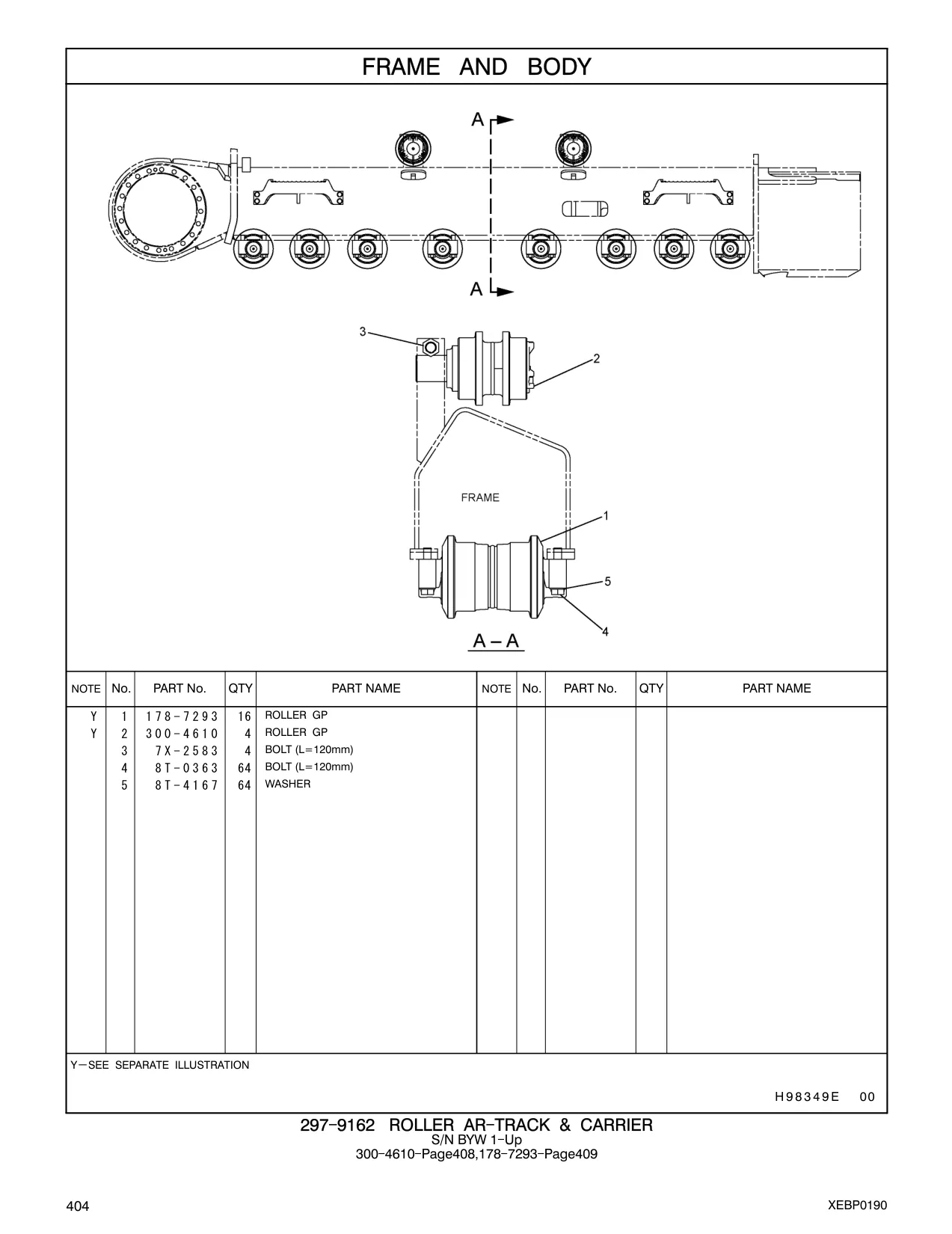7X-2583 - BOLT (L=120mm)