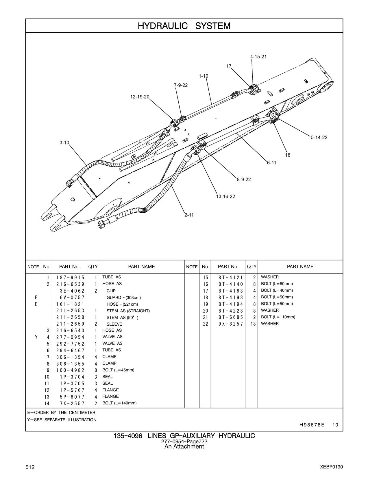 8T-6685 - BOLT (L=110mm)