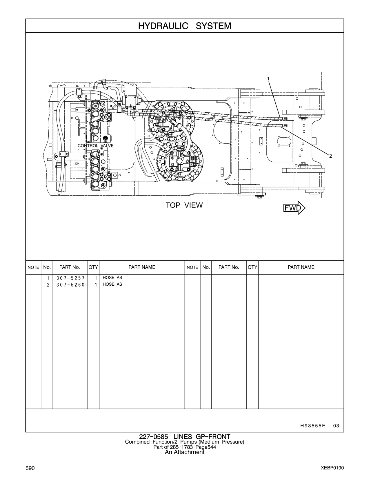 307-5257 - HOSE AS