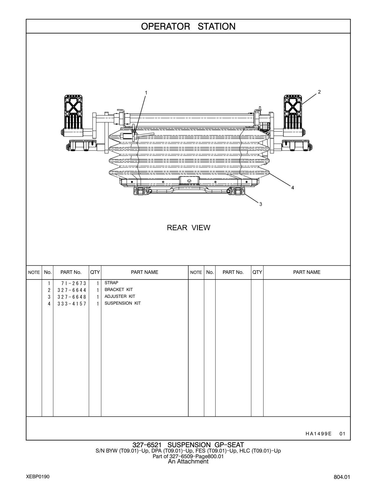 327-6648 - ADJUSTER KIT