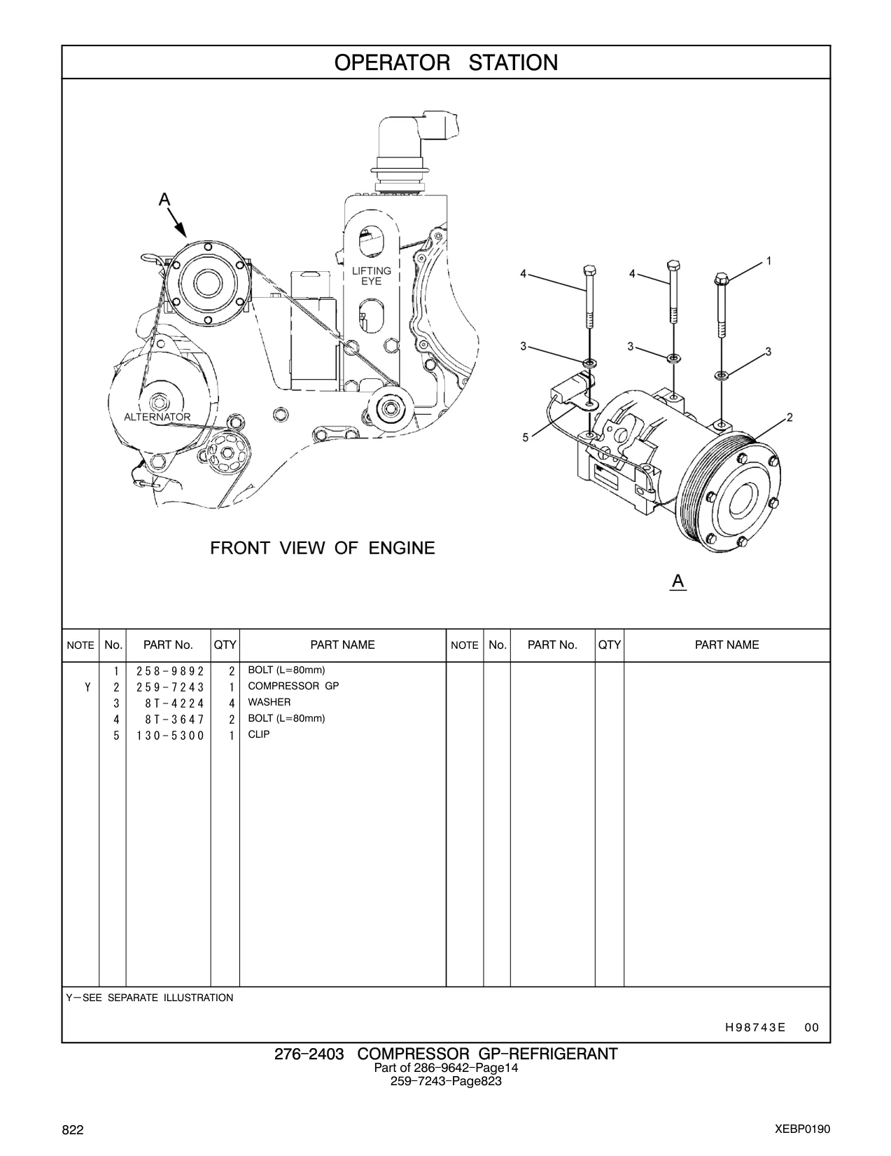 259-7243 - COMPRESSOR GP