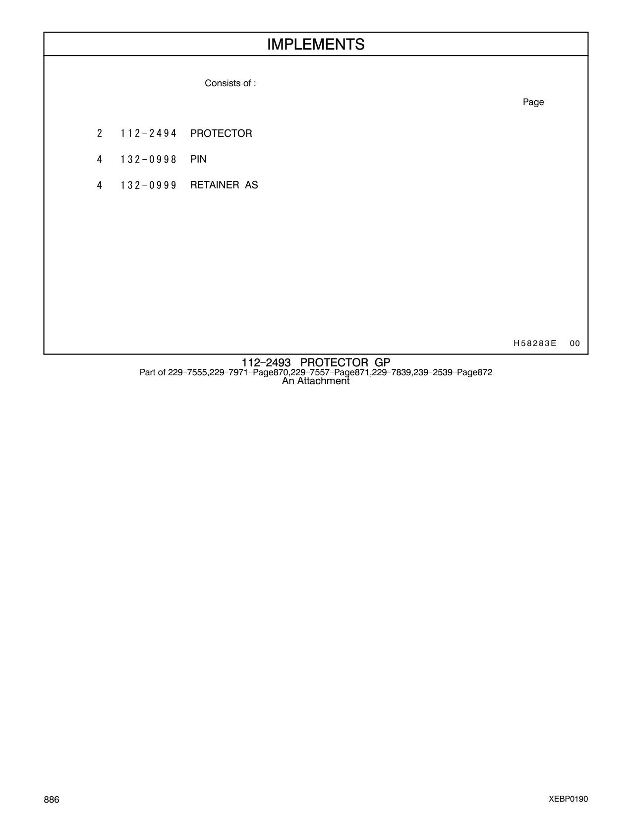 132-0999 - RETAINER AS
