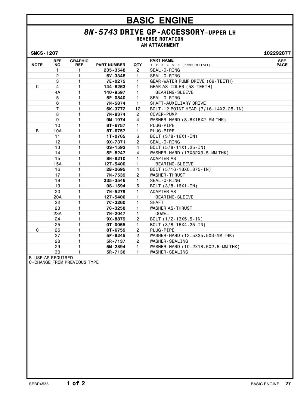 7N-5279 - ADAPTER AS