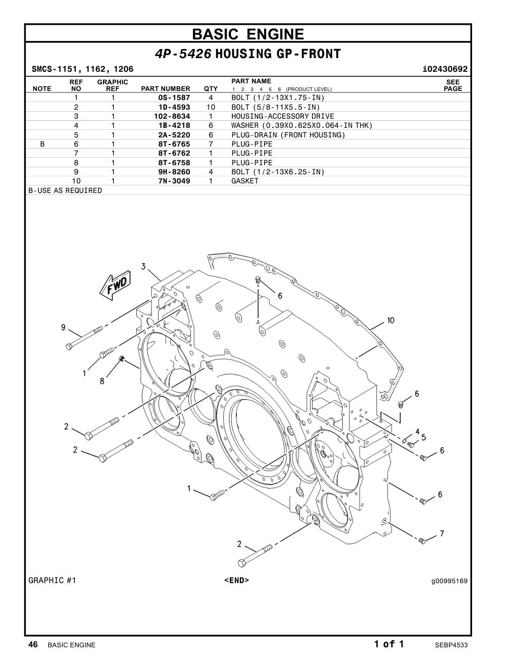 2A-5220 PLUG CAT parts manual diagram
