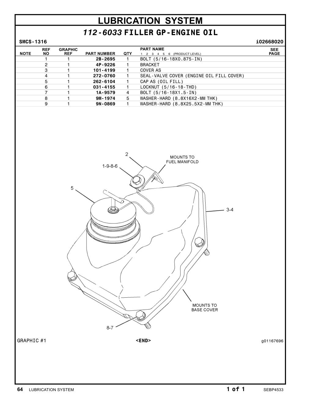 4P-9226 BRACKET CAT parts manual diagram