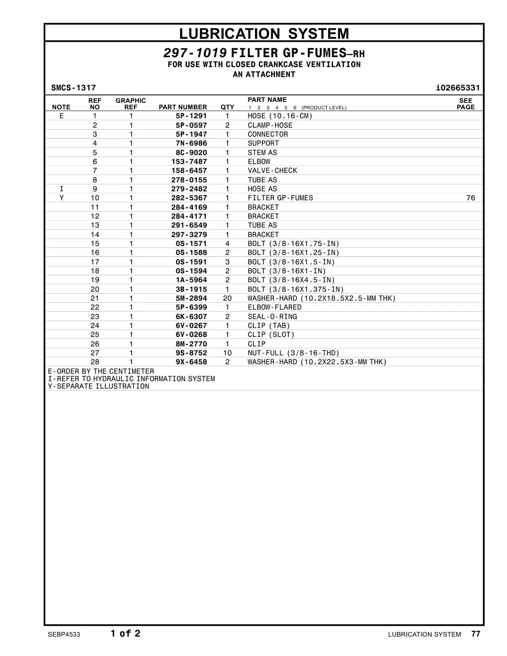 5P-1291 - HOSE (10.16-CM)