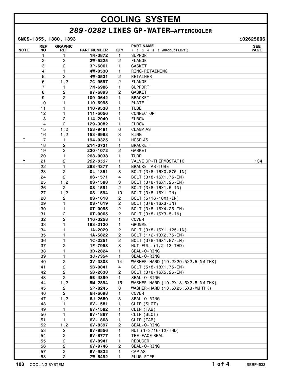 4W-0530 RING-RETAINING CAT parts manual diagram