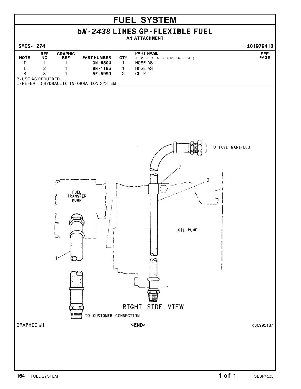 8N-1186 - HOSE AS