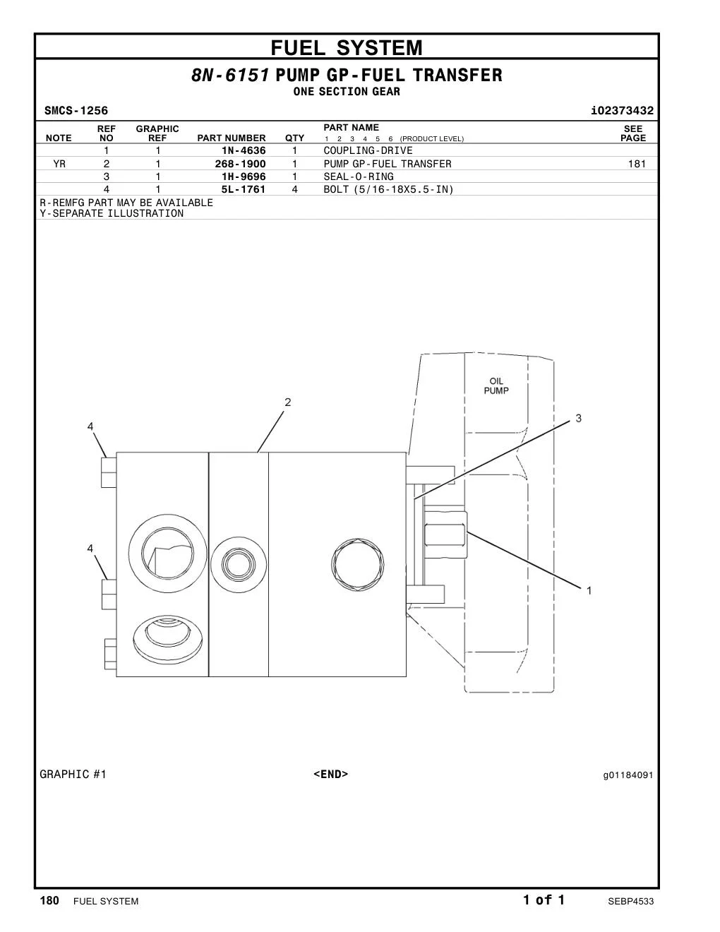 268-1900 - PUMP GP-FUEL TRANSFER