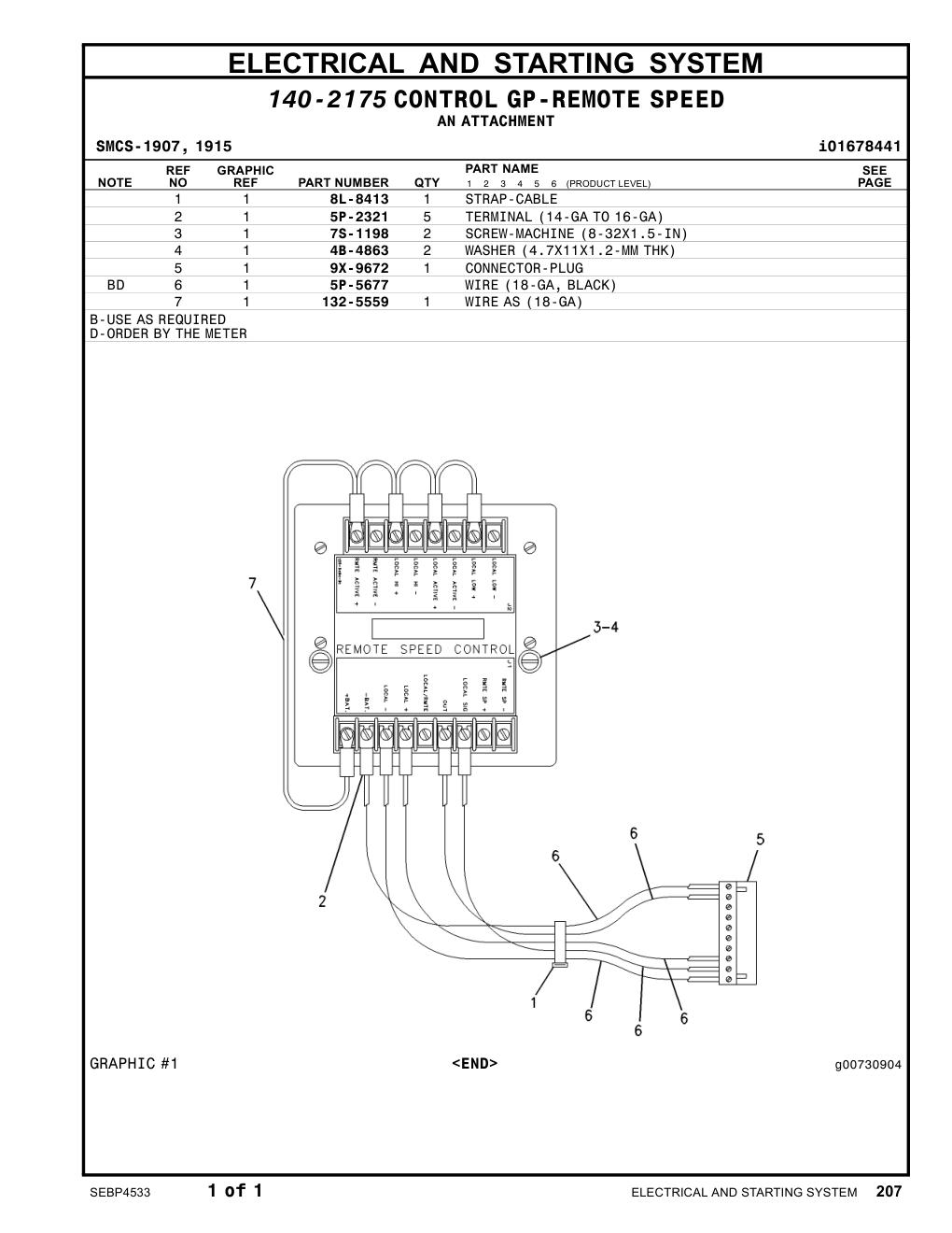 132-5559 WIREAS(18-GA) CAT parts manual diagram