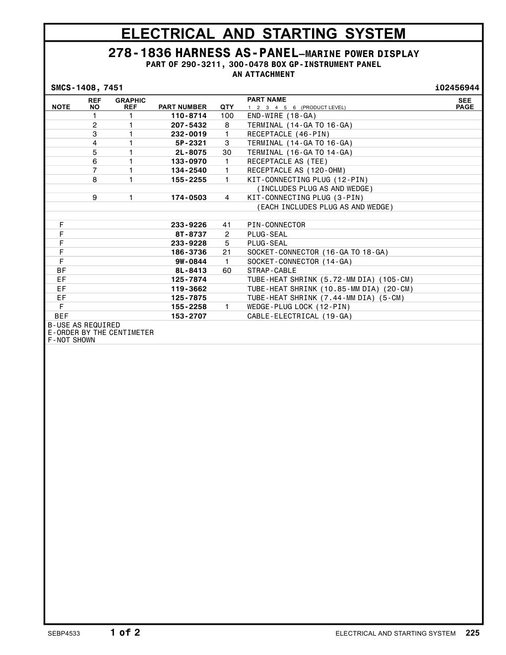 133-0970 RECEPTACLE AS (TEE) CAT parts manual diagram