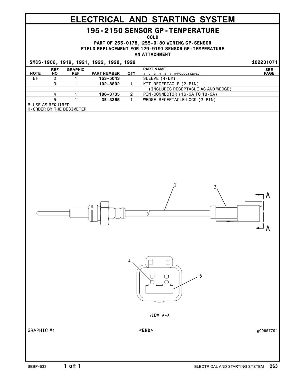 102-8802 - KIT-RECEPTACLE (2-PIN)
