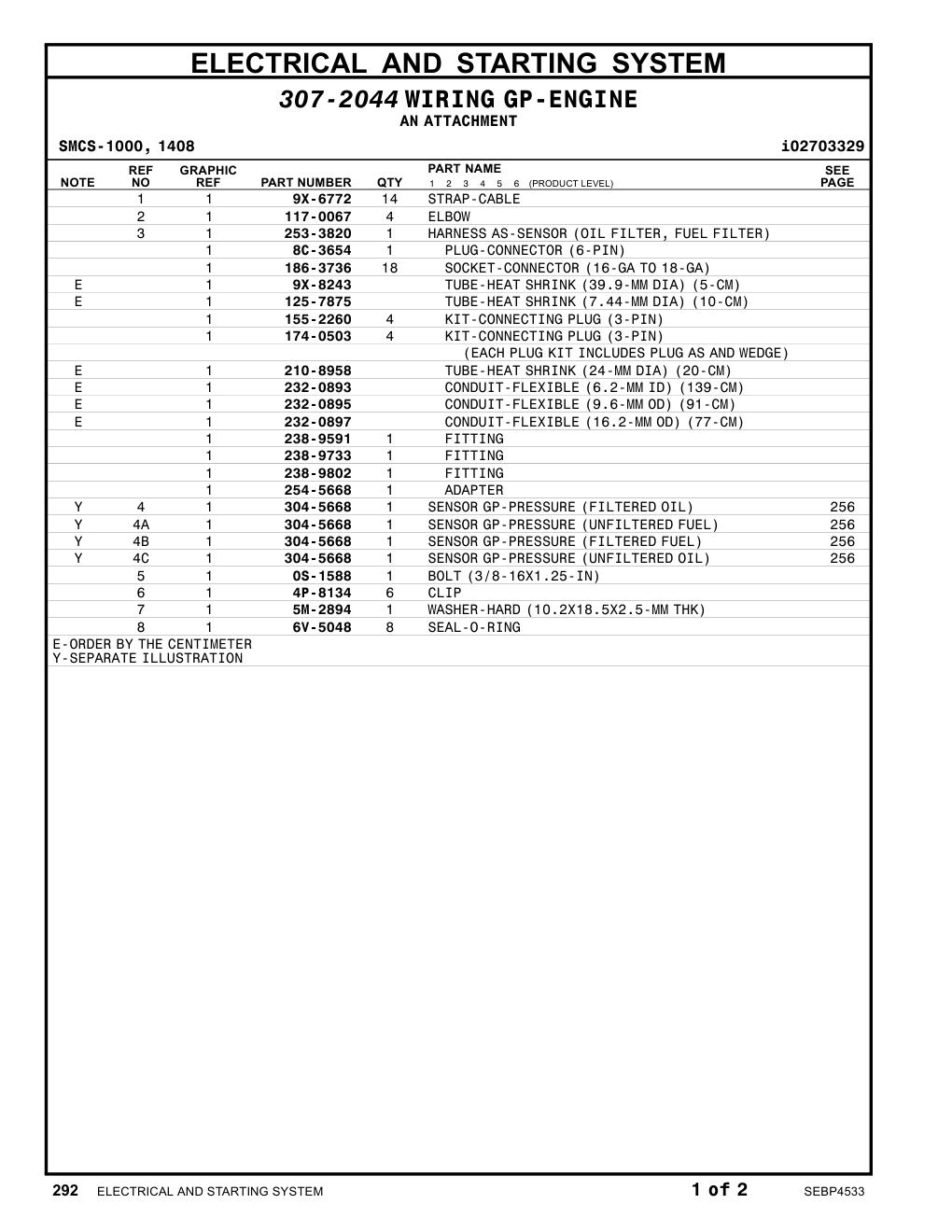238-9802 FITTING CAT parts manual diagram
