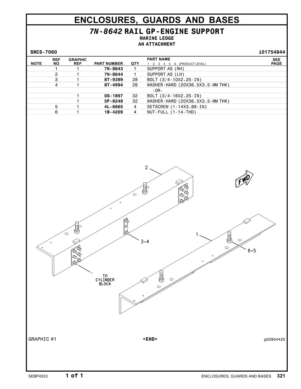4L-6665 SETSCREW (1-14X3.88-IN) CAT parts manual diagram