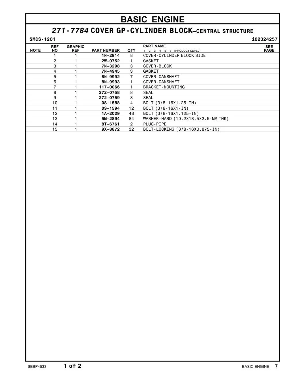 117-0066 BRACKET-MOUNTING CAT parts manual diagram