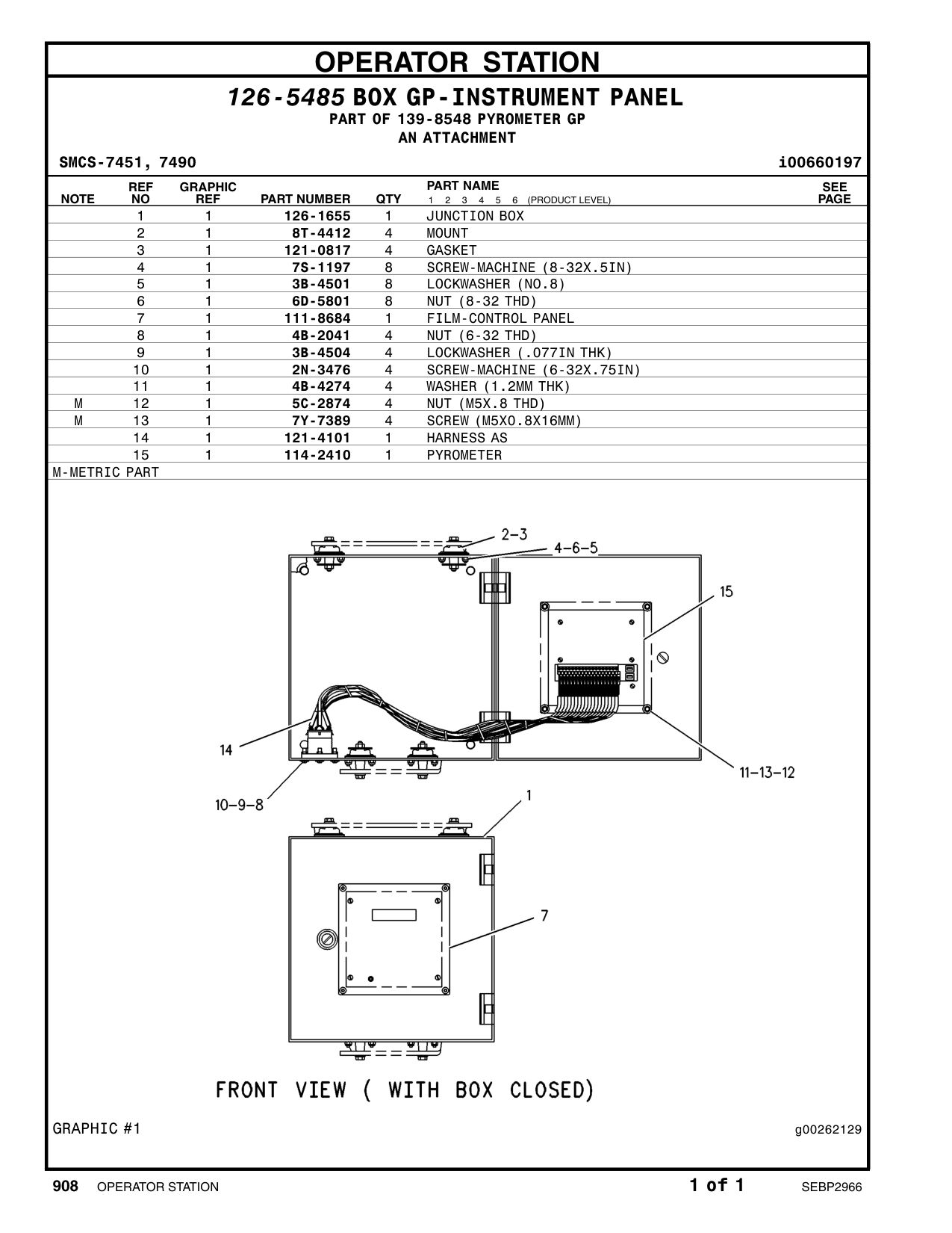 121-4101 HARNESS AS CAT parts manual diagram