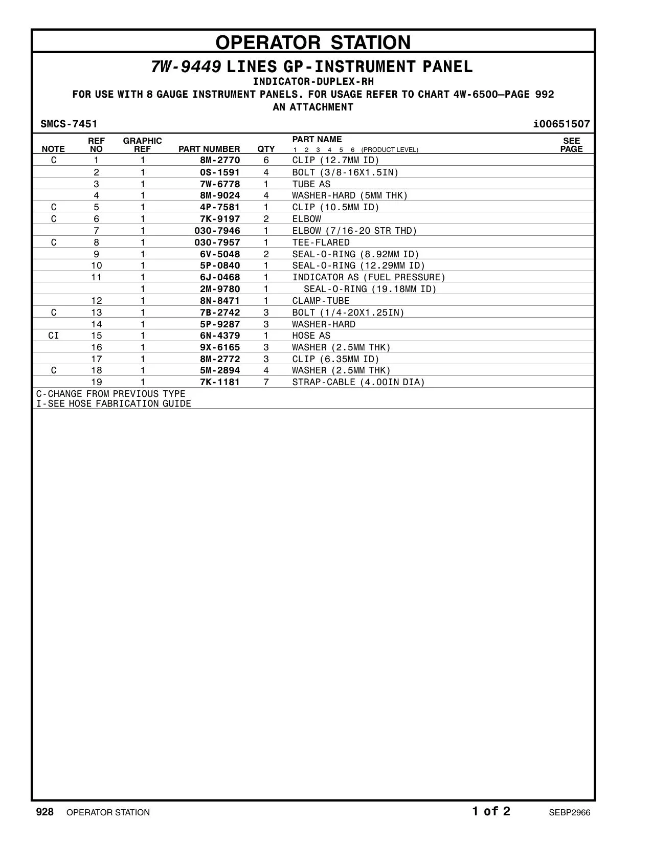 8M-2770 - CLIP (12.7MM ID)