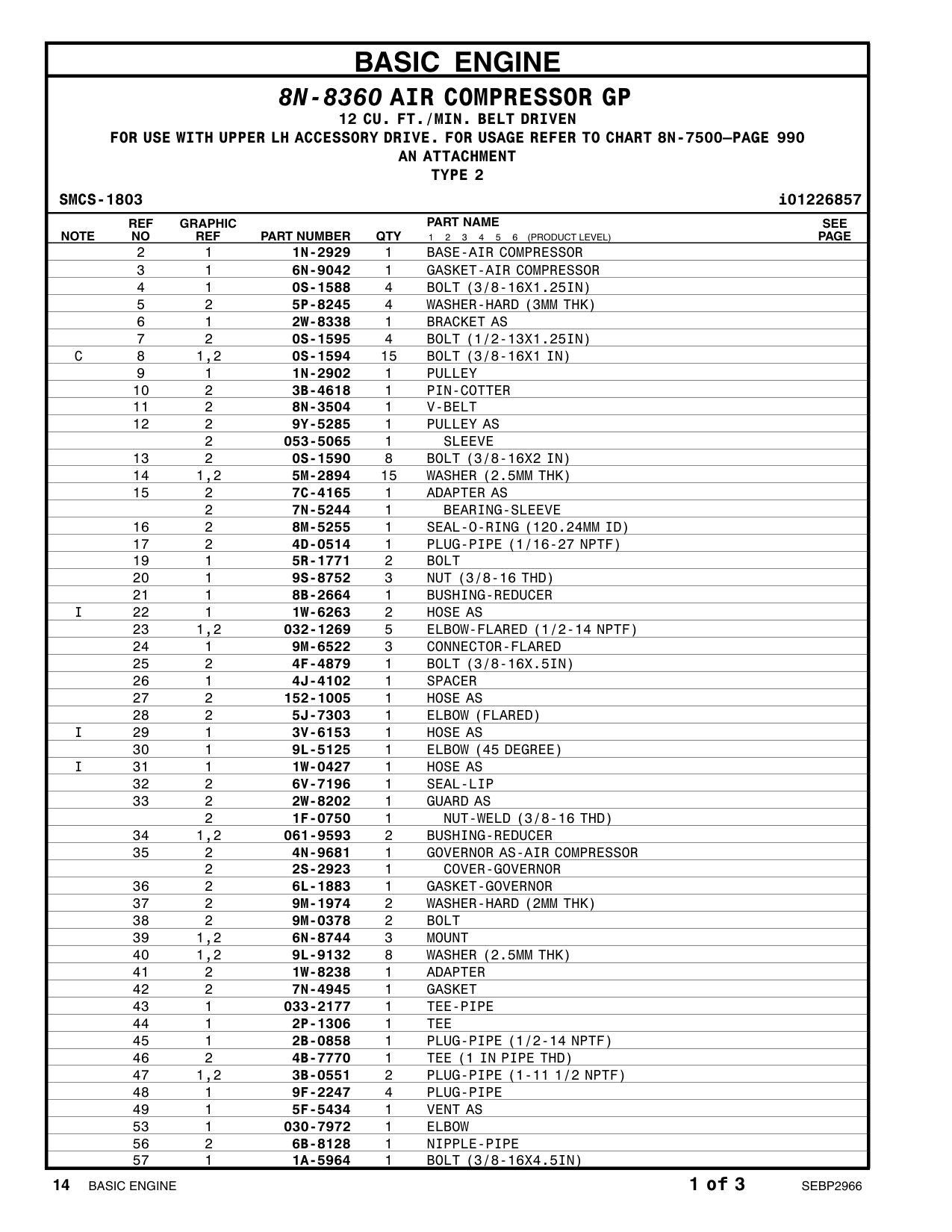 9M-0378 BOLT CAT parts manual diagram