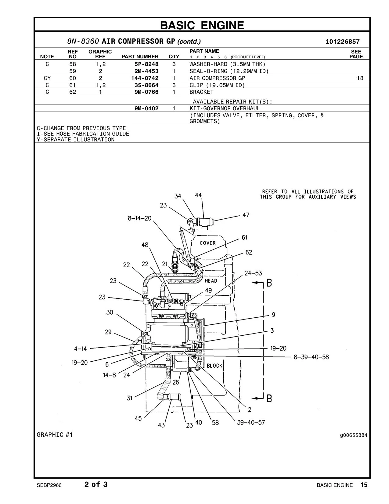 144-0742 - AIR COMPRESSOR GP