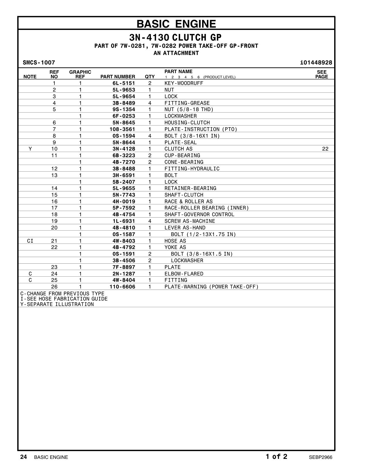 5N-8644 PLATE-SEAL CAT parts manual diagram