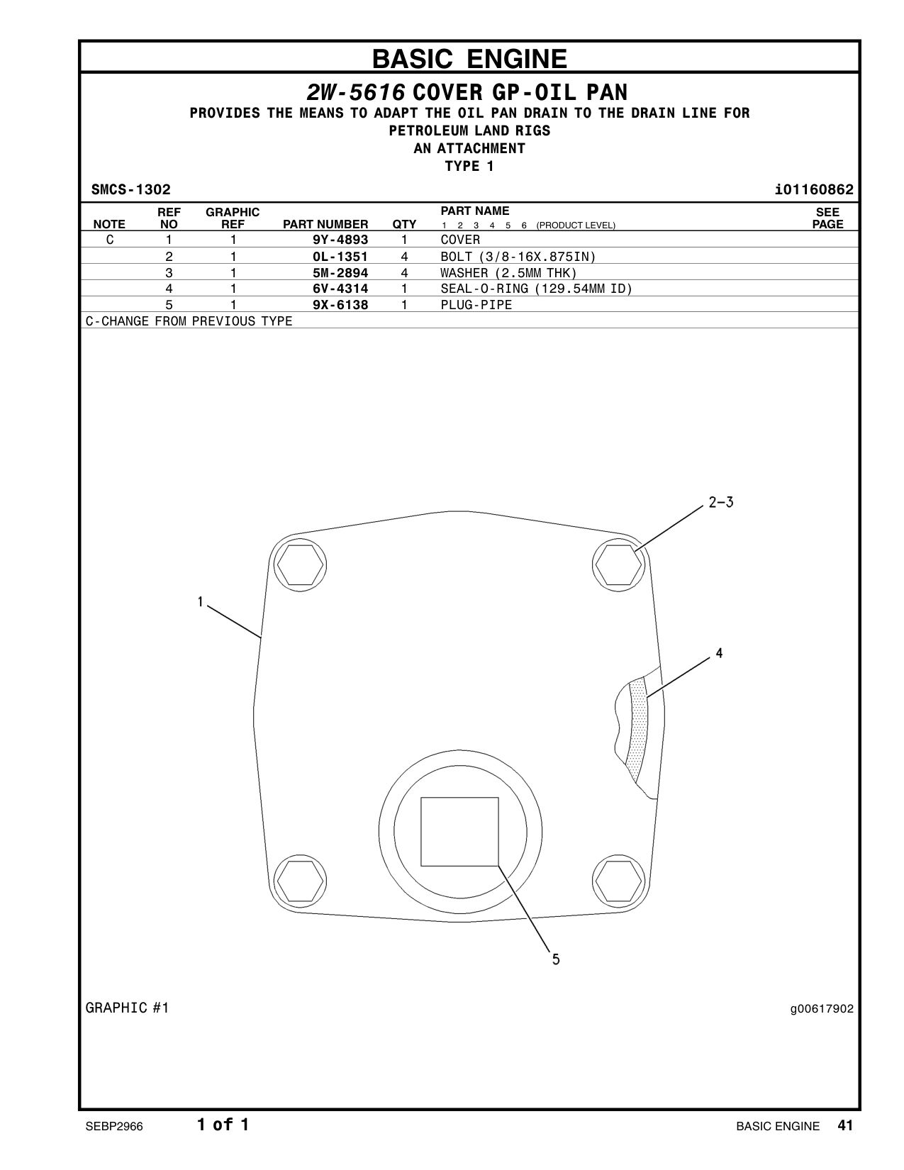 6V-4314 - SEAL-O-RING