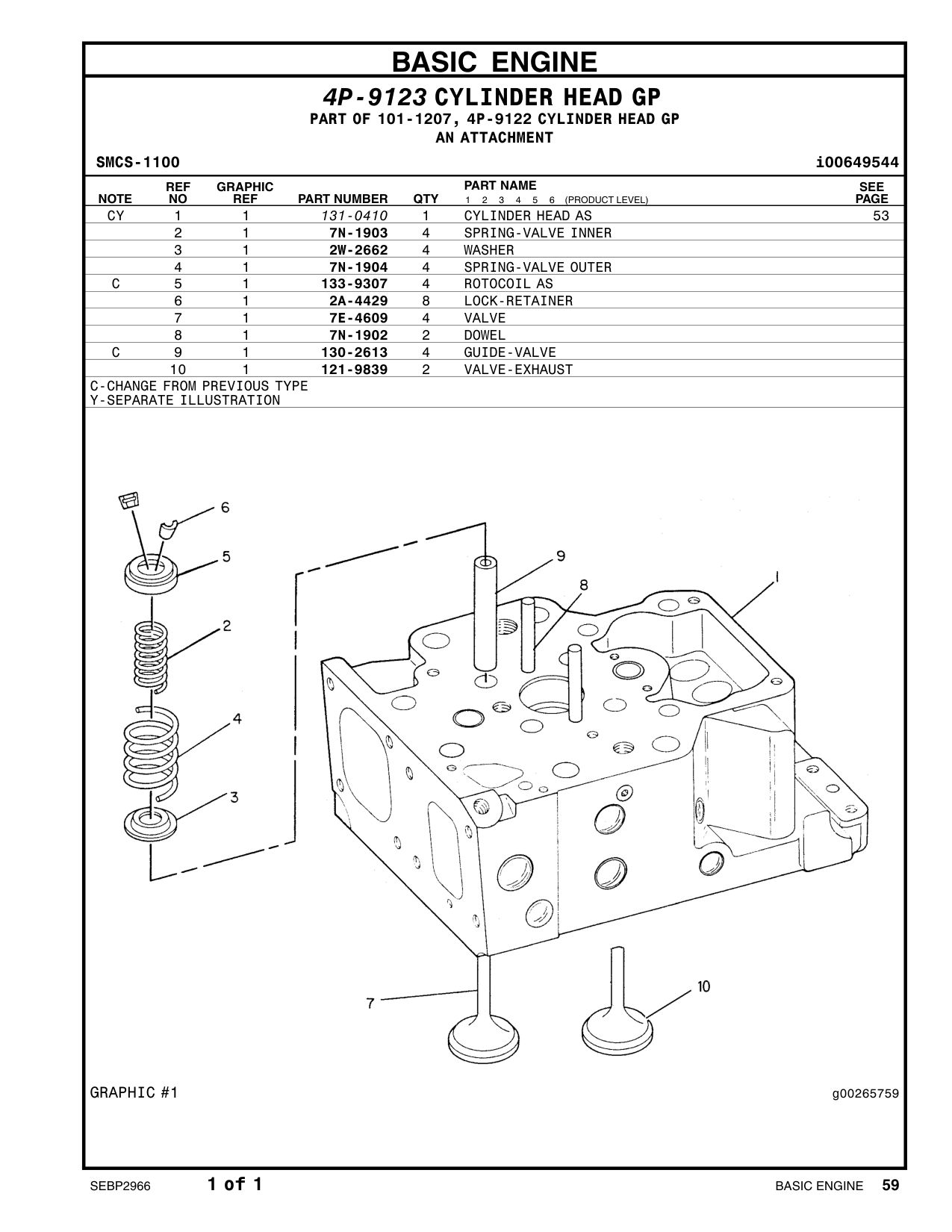 121-9839 - VALVE-EXHAUST
