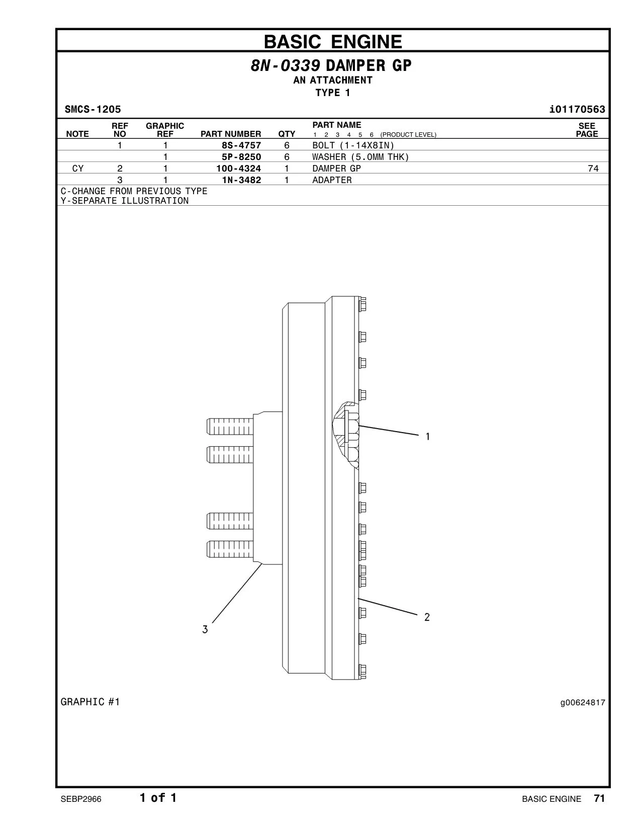 5P-8250 - WASHER (5.0MM THK)