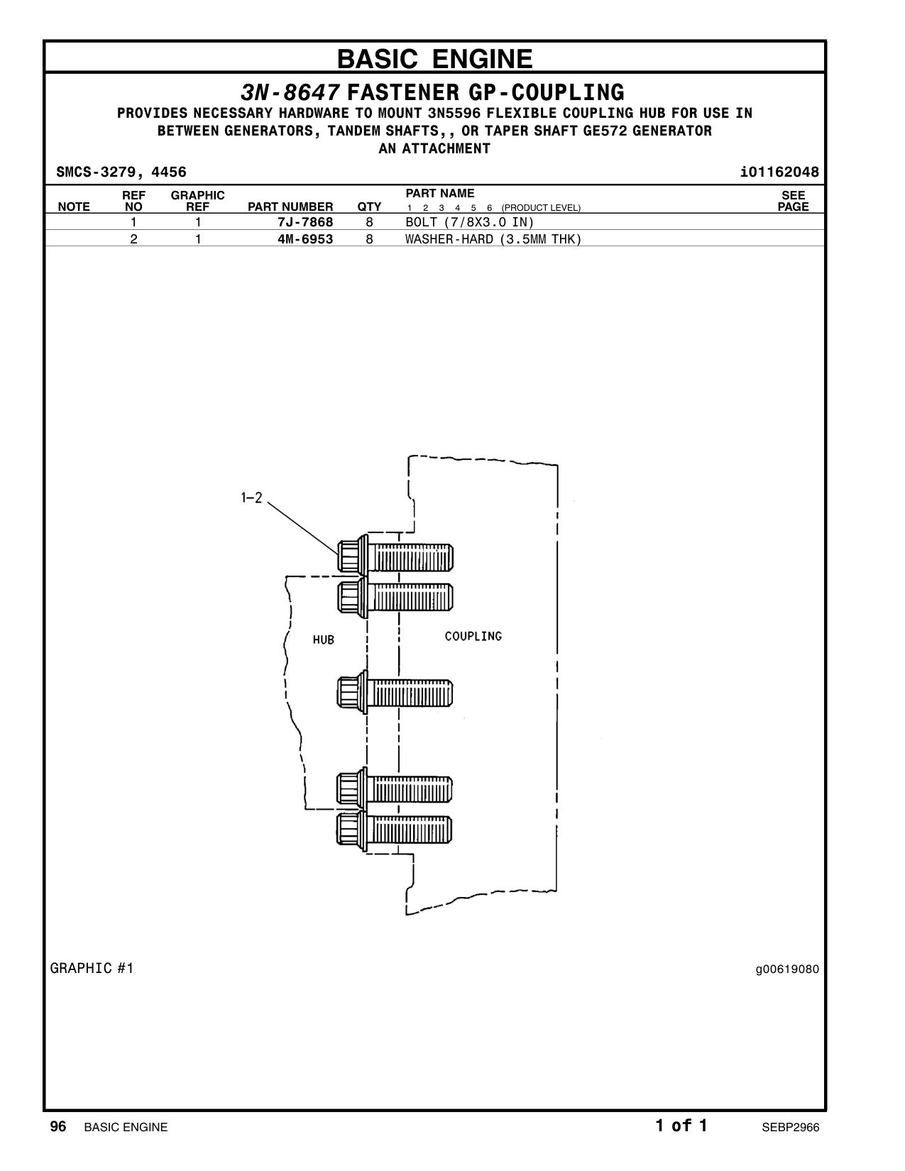 4M-6953 WASHER-HARD (24X38X3.5-MM THK) CAT parts manual diagram