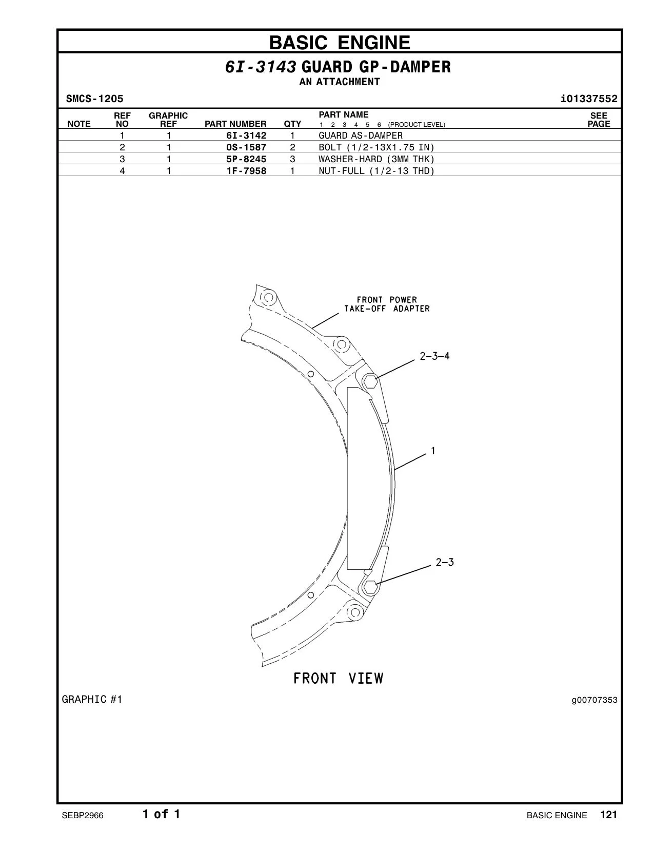 1F-7958 - NUT-FULL (1/2-13 THD)