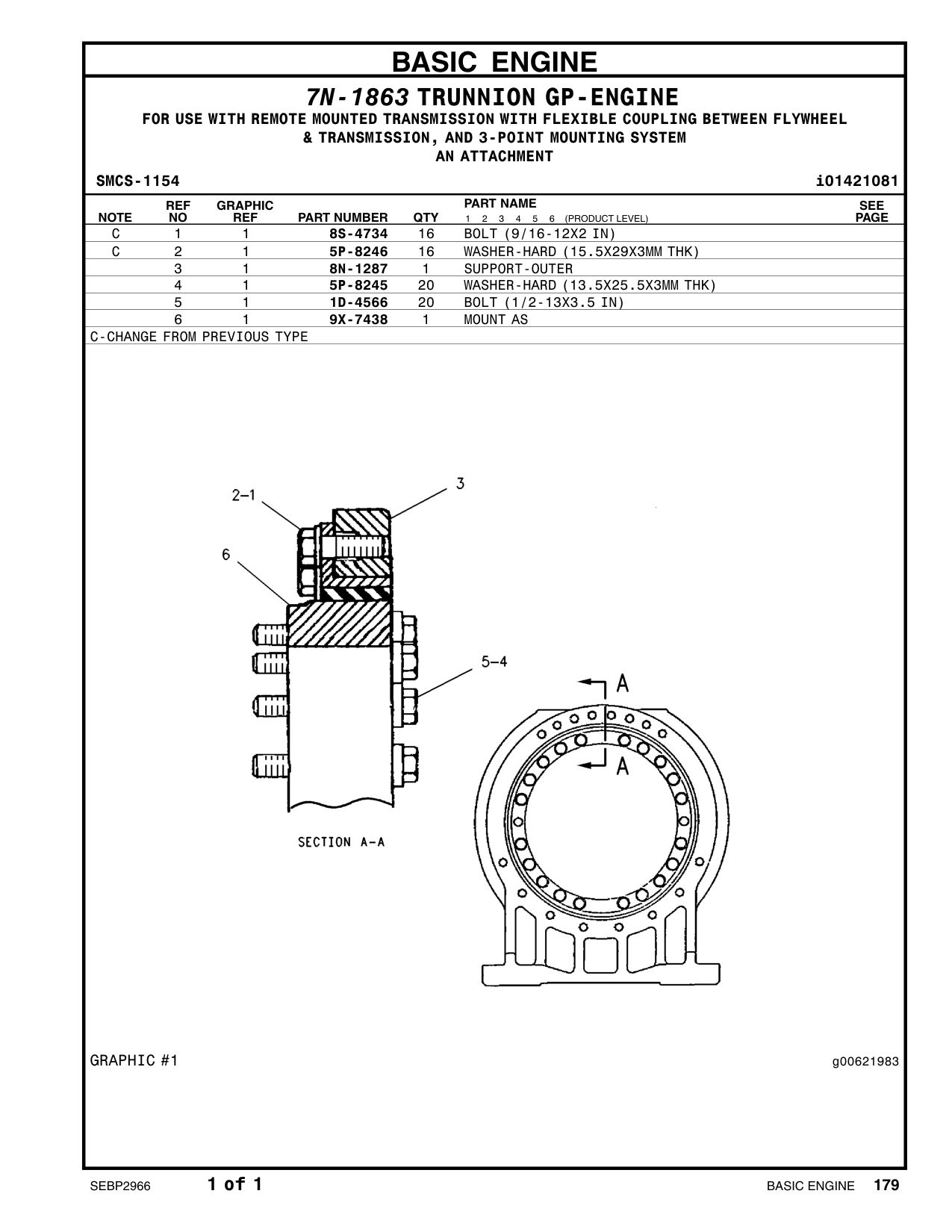 9X-7438 MOUNT AS CAT parts manual diagram