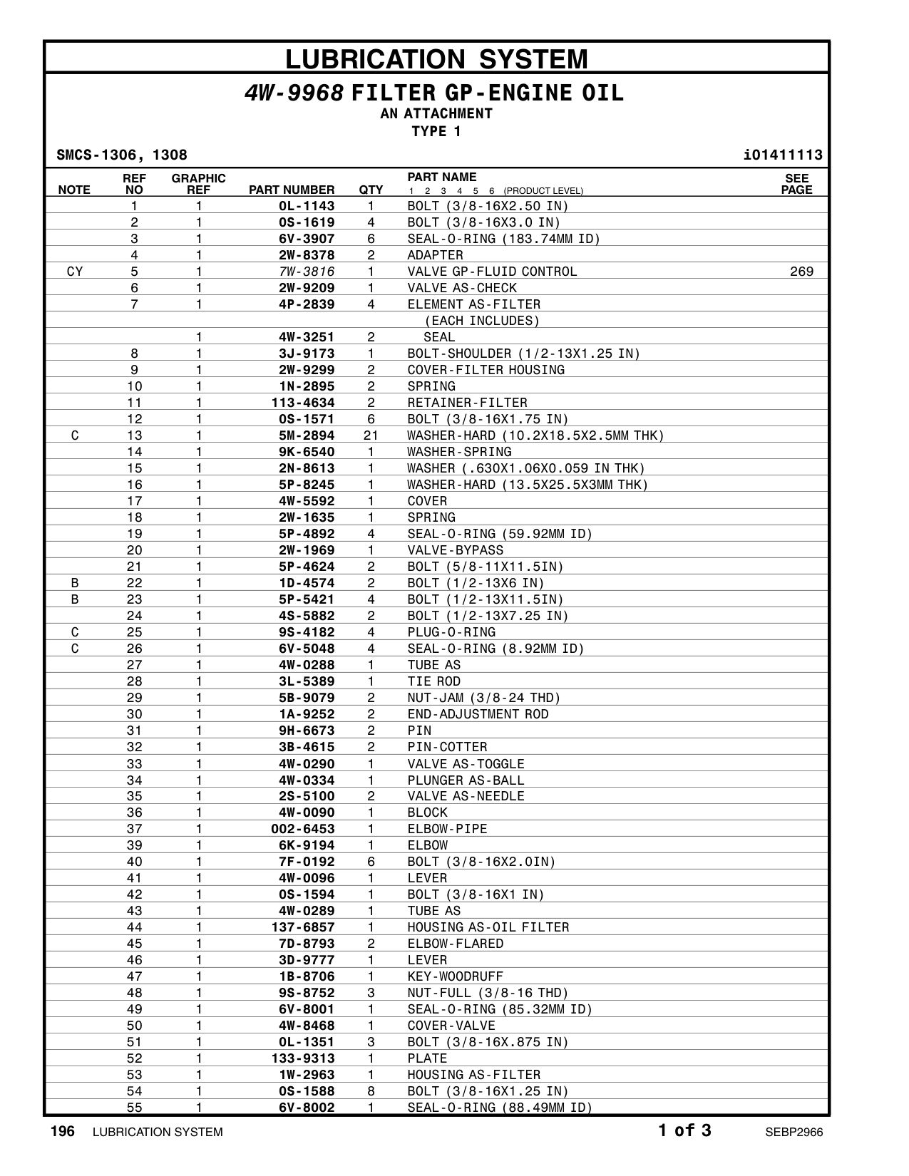 137-6857 HOUSING AS-OIL FILTER CAT parts manual diagram