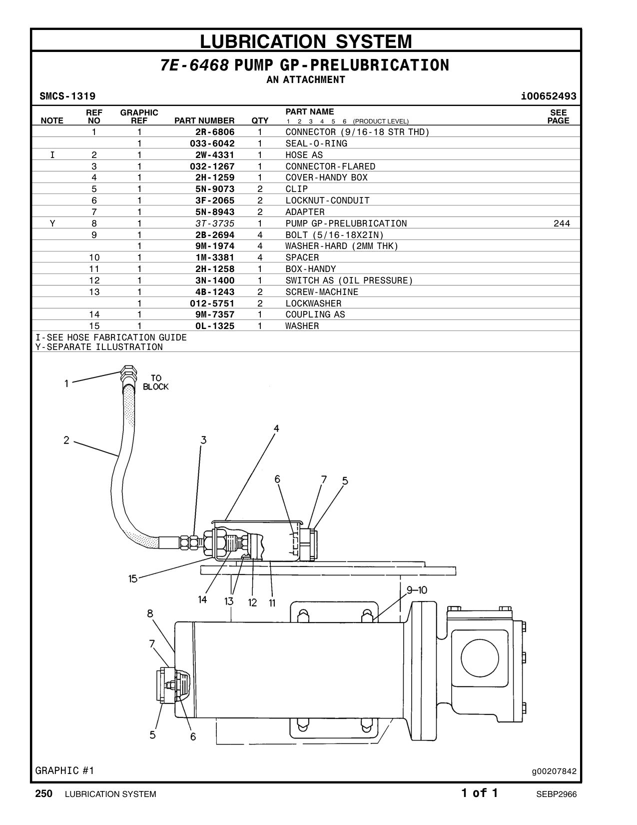 0L-1325 WASHER CAT parts manual diagram
