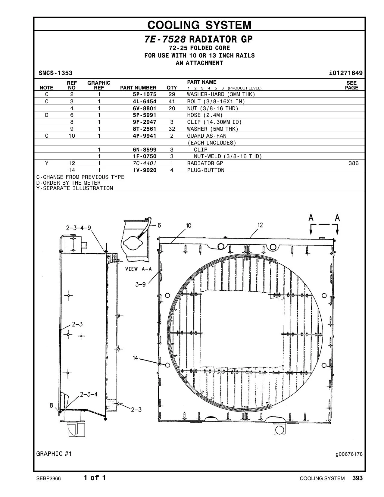 4P-9941 - GUARD AS-FAN (EACH INCLUDES)