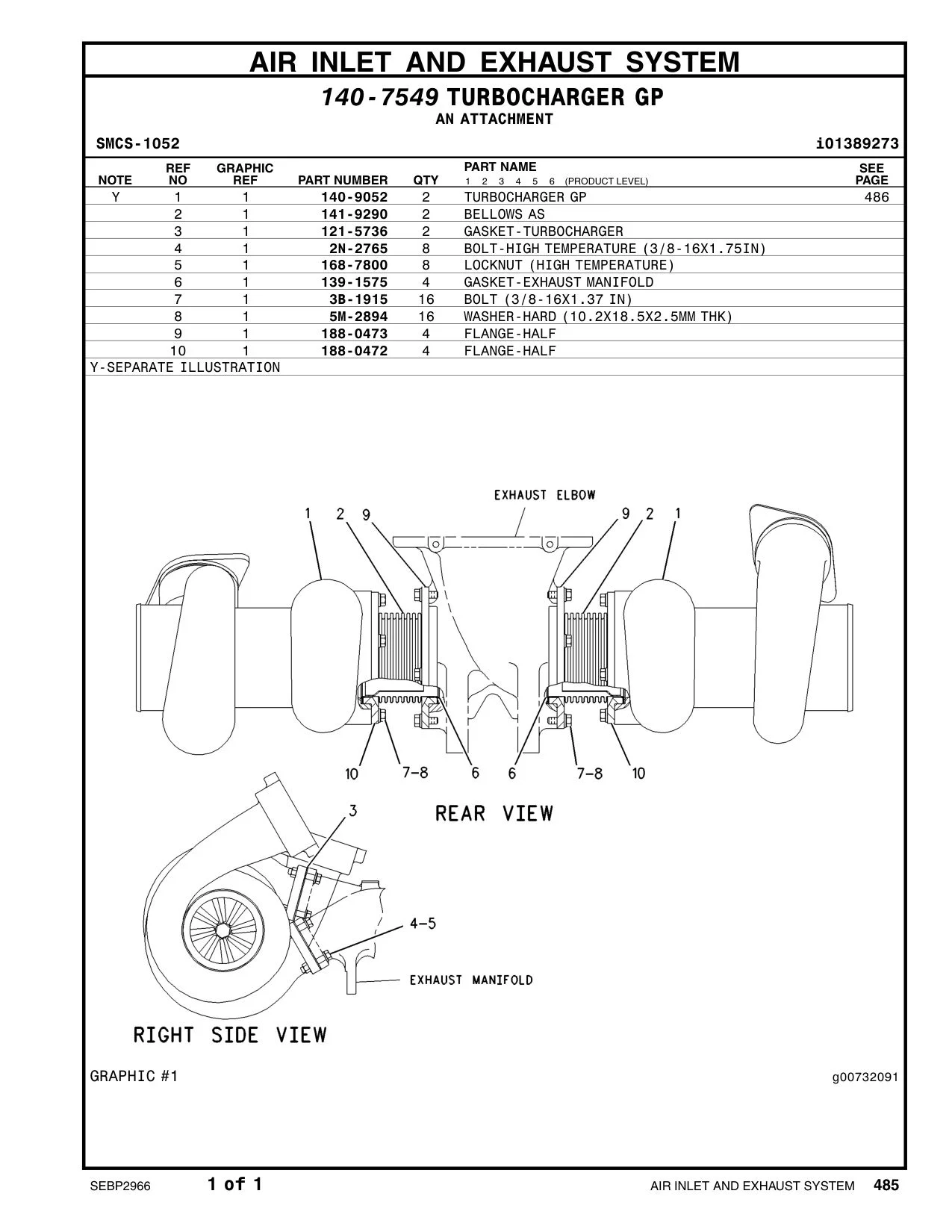 188-0472 - FLANGE-HALF