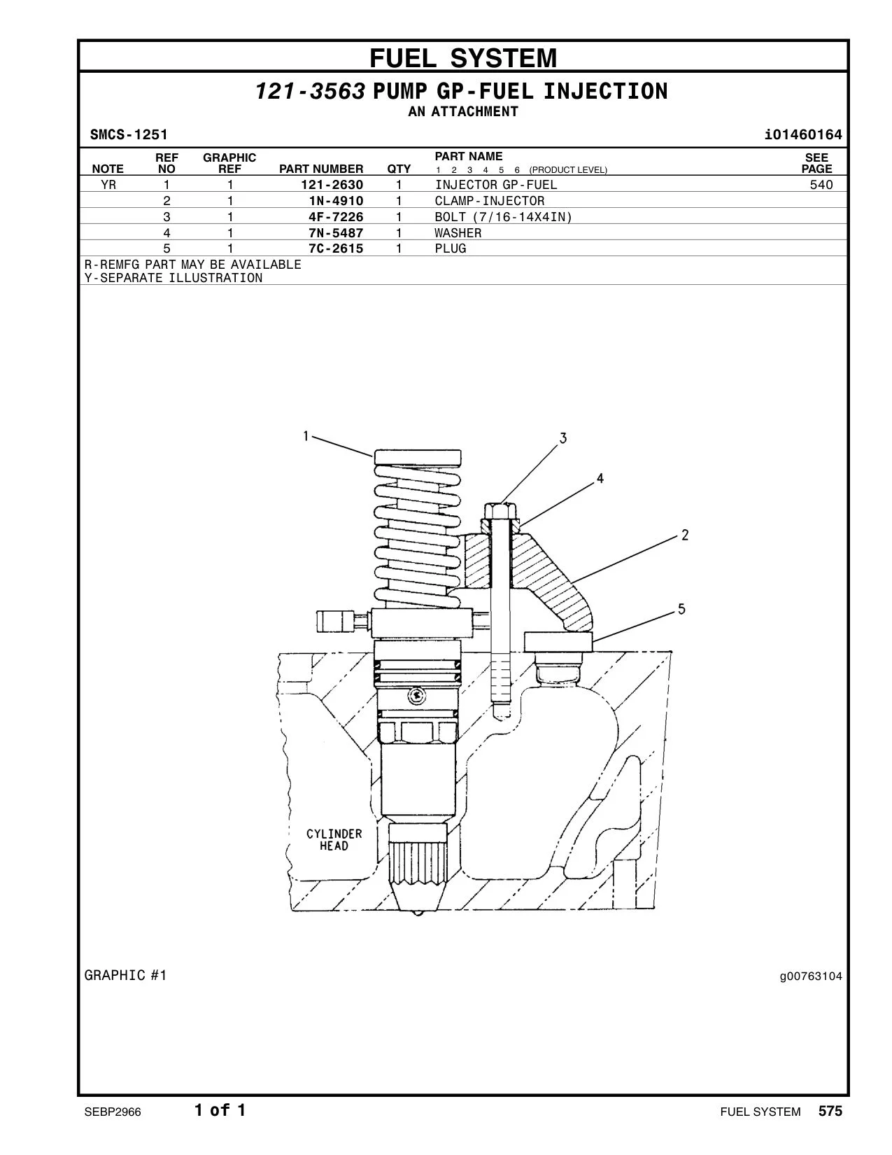 121-2630 - INJECTOR GP-FUEL
