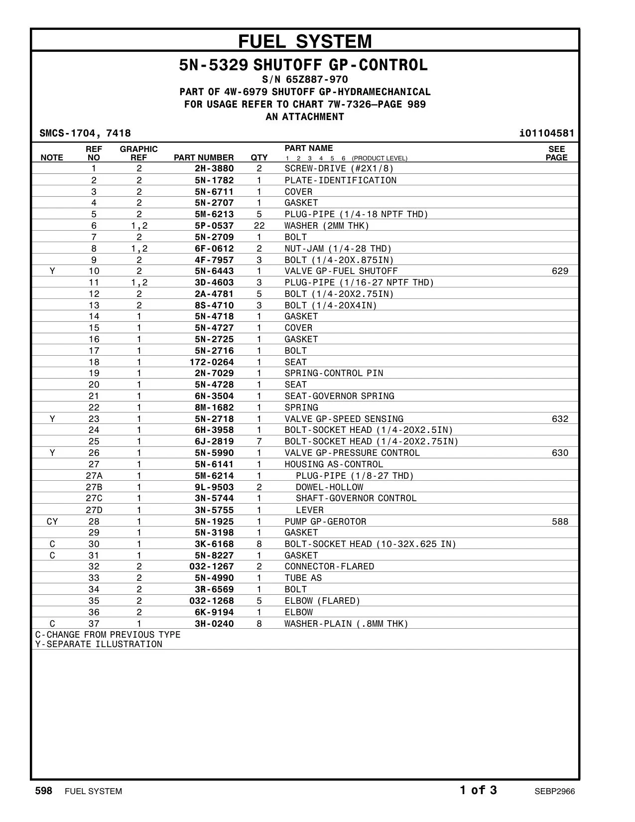 2N-7029 - SPRING-CONTROL PIN